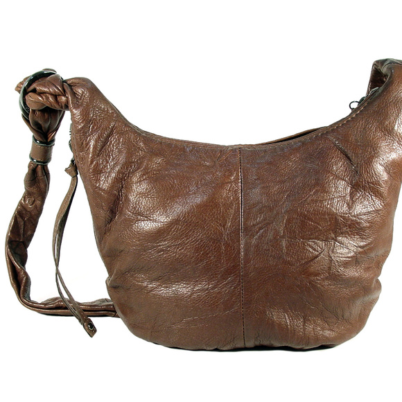 RAFE New York Reptile Leather Crossbody Hobo Bag - Picture 2 of 7